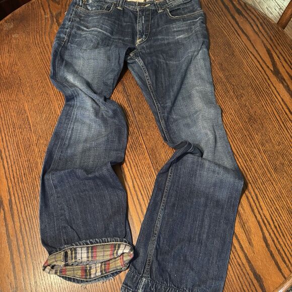 Taverniti SO Lenny Men's Boot Cut Jeans Med Wash Size 34 Lined Waistband & Cuffs - Picture 2 of 16